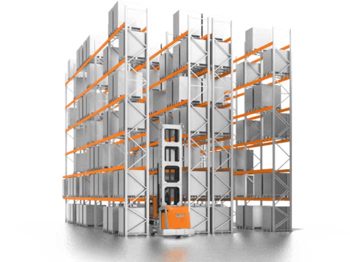 Factory source Gravity Flow Pallet Racking - Heavy Duty Storage Solutions VNA Racking System – Spieth