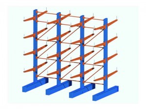 China Cheap price China Steel Pipe Storage Double Side Cantilever Rack