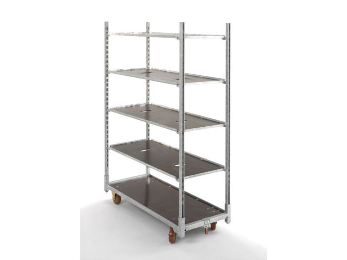Factory wholesale Medium Duty Racking - Dutch Flower Trolley With Caster For Greenhouse – Spieth