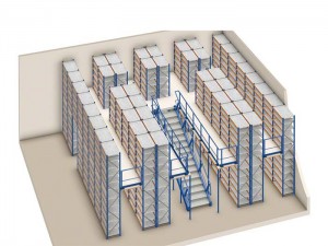 Industrial Mezzanine Floor Platform for Warehouse Storage