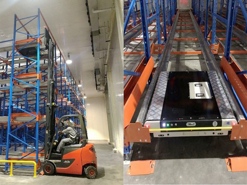 Cold Storage Shuttle Racking System for Food Supply enterprise in China
