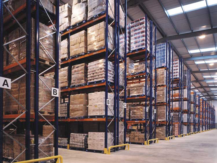 What are the reasons for the deformation and displacement of warehouse storage racks?