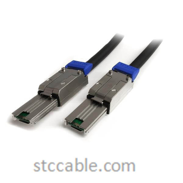2m External Mini SAS Cable – Serial Attached SCSI SFF-8088 to SFF-8088