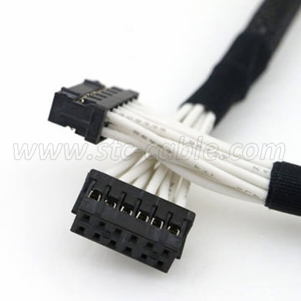 12 pin DF11 connector black housing cable