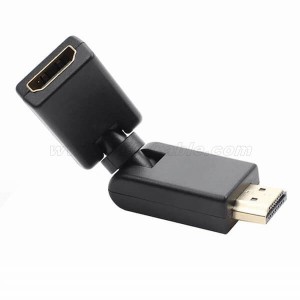 360 Degree Angled Rotating HDMI Extension Adapter connector