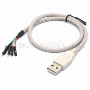 USB 2.0 Type A Male to Dupont 4 x 1 Pin Male Header Motherboard Cable