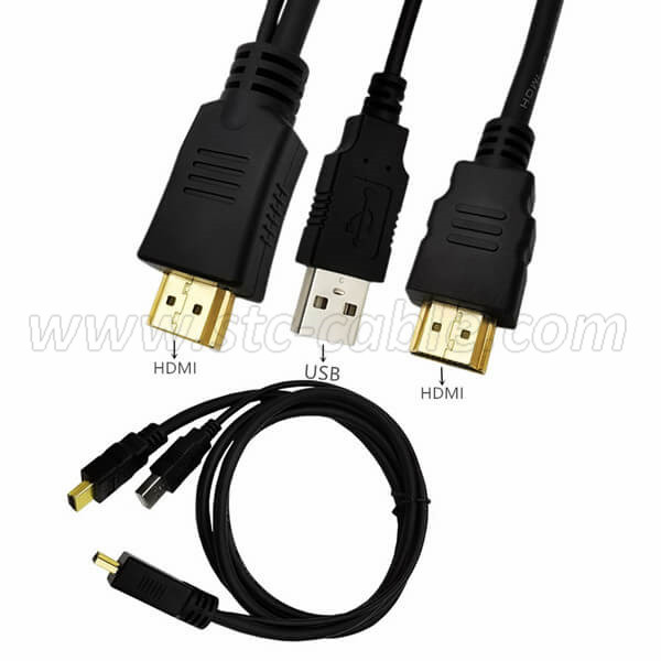 4K USB HDMI KVM Cable