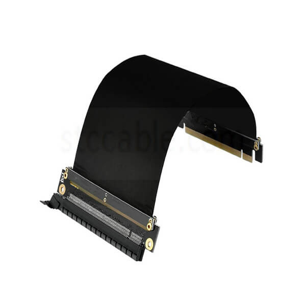 PCI-E 3.0 Gaming PC Modding X16 Riser Cable – Black 25cm