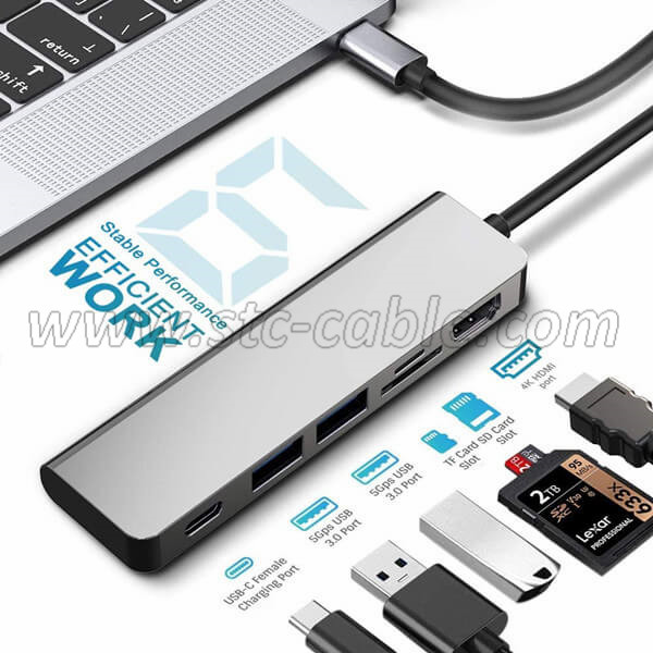 6 in 1 USB C to HDMI Adapter