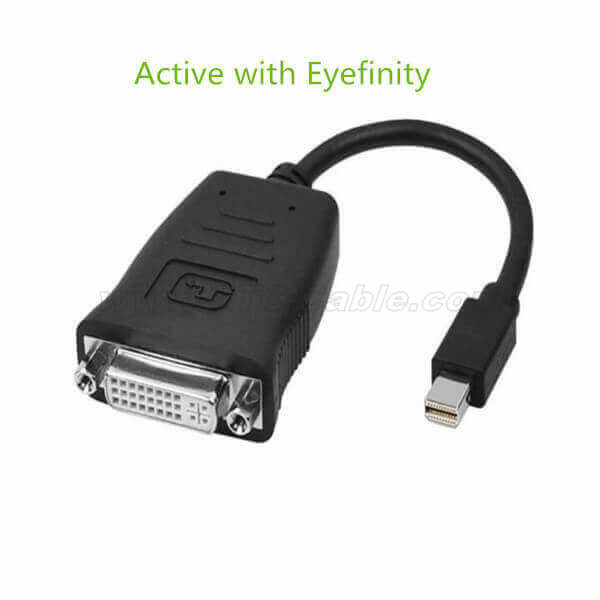 Active Mini DisplayPort to DVI Adapter Supporting Eyefinity Technology