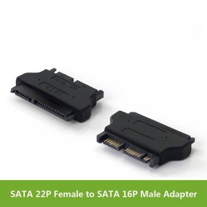 SATA 22P Female to Micro SATA 16P Male Adapter