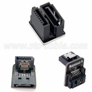 SATA 7PIN Male to Female Adapter