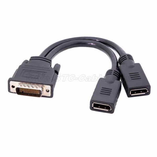 DMS-59Pin to Displayport Splitter Extension Cable