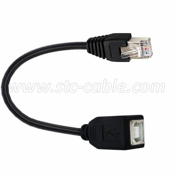 RJ45 to USB 2.0 Type B Female Adapter Cable - China STC Electronic(Hong Kong)