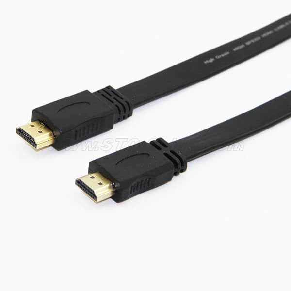 Flat Noodle HDMI Cable HighSpeed for HDMI 3D DVD HDTV 1.5m 3m 5m