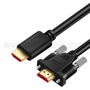 HDMI Cable With Dual Locking Screws