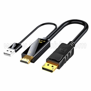 HDMI to DisplayPort Adapter Cable