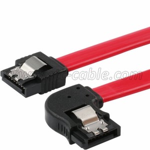 Left Angle SATA cable for DVD-ROM HDD SSD
