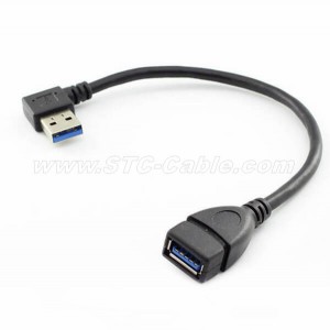 Left Angle USB3.0 Extension cable