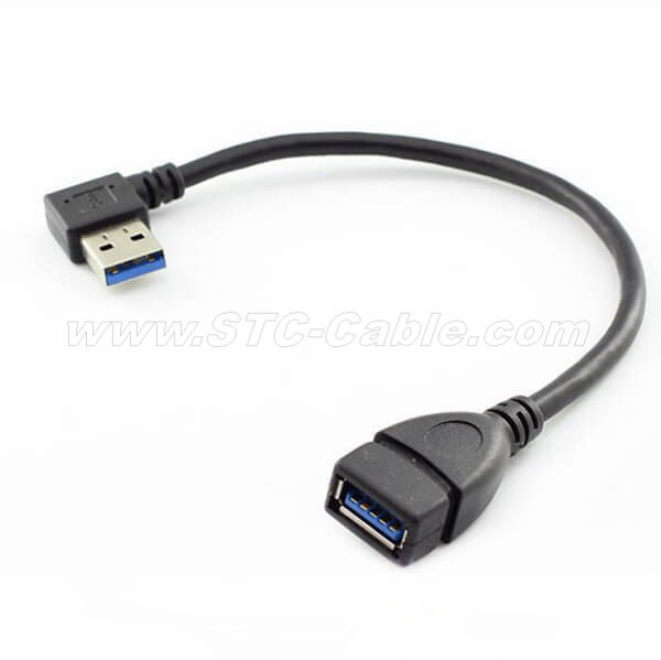 Left Angle USB3.0 Extension cable 20cm