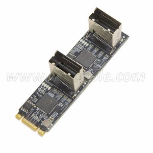 M.2 NVME to 2 SFF 8087 Expansion Card