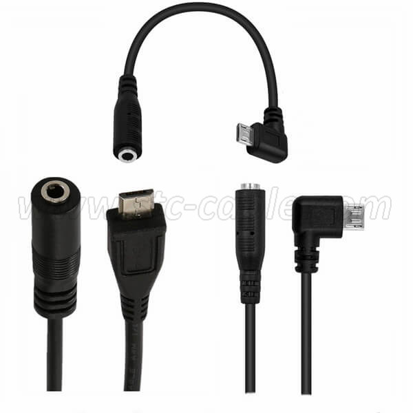 Micro USB to 3.5mm Jack Audio Adapter Cable