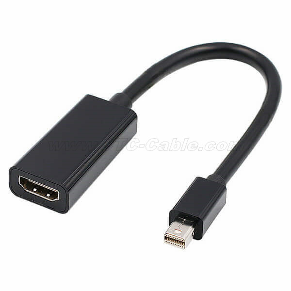 Mini DP to HDMI Adapter Mini DisplayPort Mini DP to HDMI 1080P Converter Cable for Macbook Pro Air HDTV Laptop Projector
