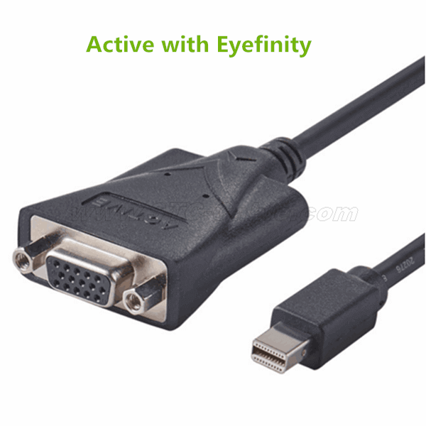 Mini DisplayPort to VGA Active Adapter