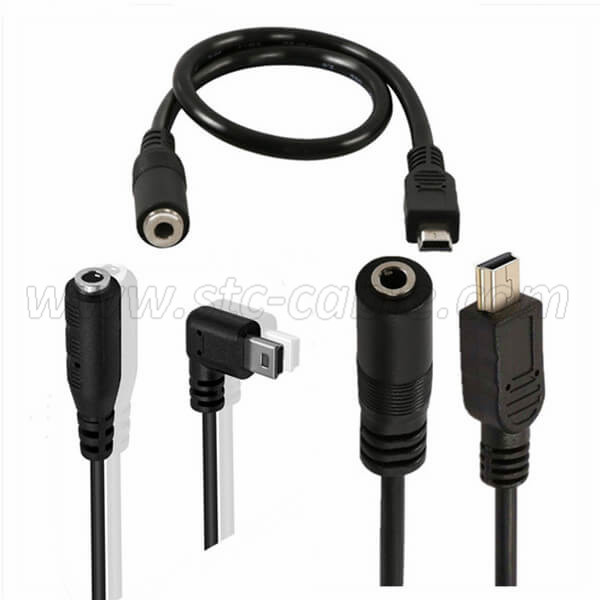 Mini USB Male to 3.5mm Female Audio Cable