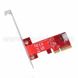 PCIe 3.0 x4 to Oculink SFF-8612 Adapter Card