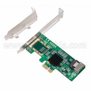 PCIe x4 to 4 Ports SAS SATA RAID Controller Card