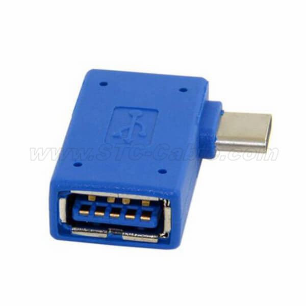 Right Angled USB 3.1 type c to USB 3.0 A Female OTG Adapter - China STC  Electronic(Hong Kong)