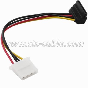 90 Degree Right Angled HDD SSD Power Cable