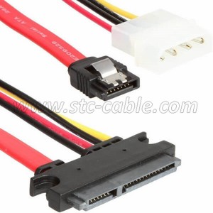 SATA22Pin to Data and Power combo cable for HDD