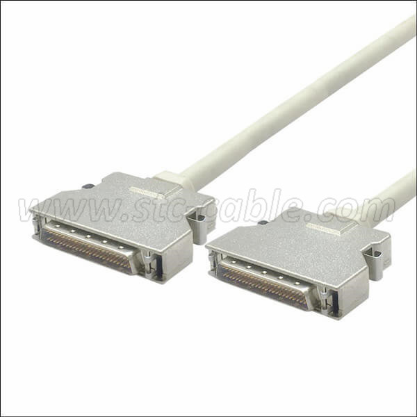 SCSI-2 50Pin Male to male cable HPDB 50Pin cable with Metal shell