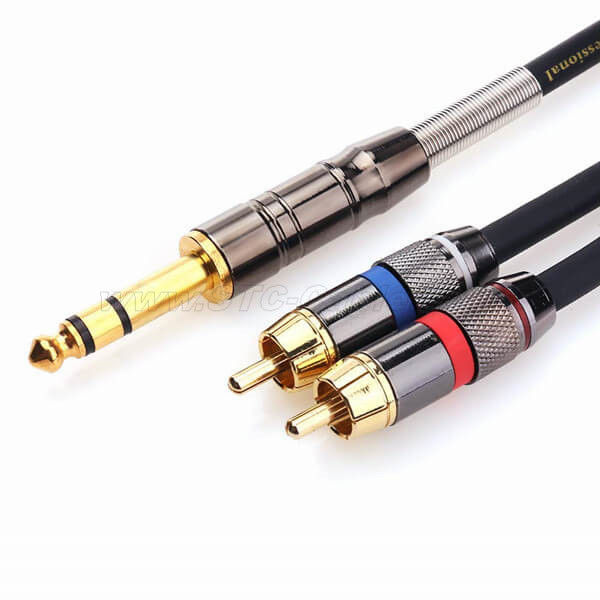 TRS to Dual RCA Cable