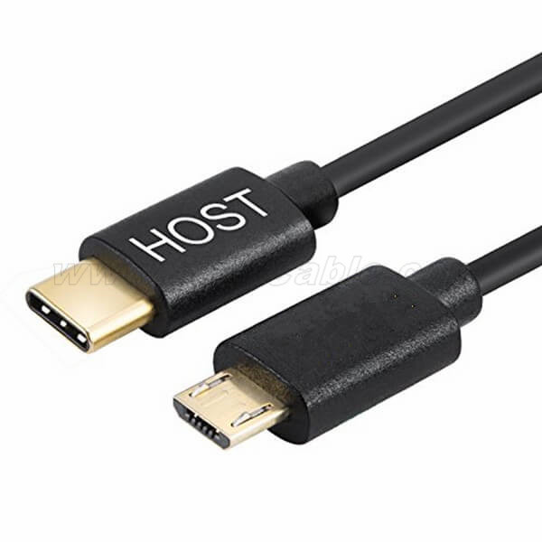Type C to Micro USB B OTG Cable