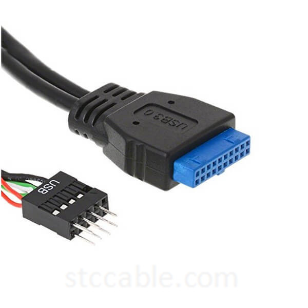 USB 3.0 PIN HEADER FEMALE - USB 2.0 PIN HEADER MALE CABLE 30 CM
