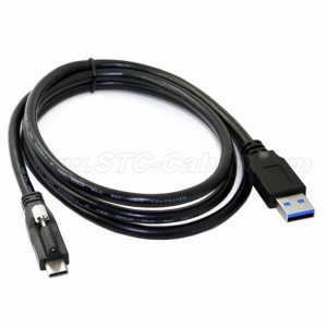 USB 3.1 Type C Screw Locking Cables
