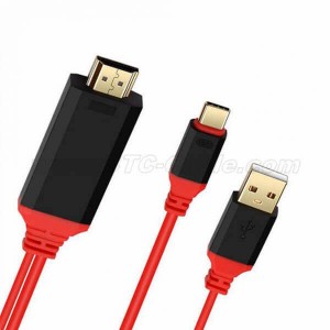 USB Type C to HDMI 4K HDTV Video Cable MHL Adapter