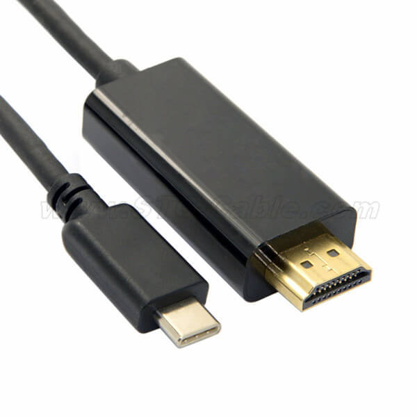USB-C Type C USB 3.1 to HDMI 4k 2k HDTV Cable for MacBook & Chrombook & XPS13 Laptop