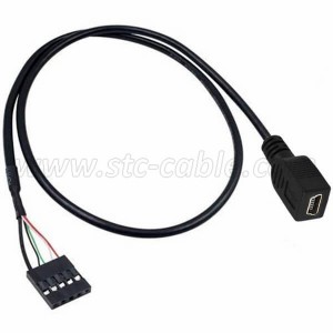 Mini USB 5 Pin Female to Dupont 5Pin Female Header PCB Motherboard Adapter Cable