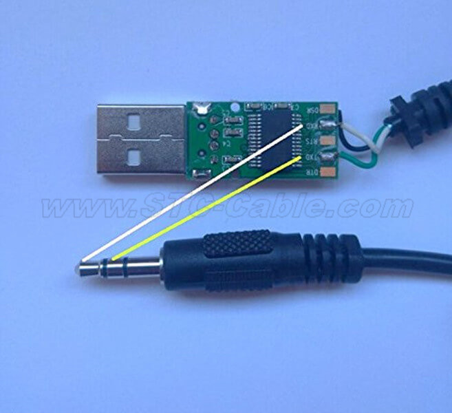 koks Nord tvilling FTDI Chipset USB Rs232 to 3.5mm Serial Cable - China STC Electronic(Hong  Kong)