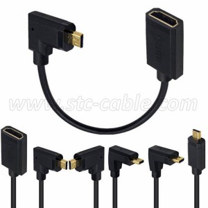 Micro HDMI to HDMI Extension Cable