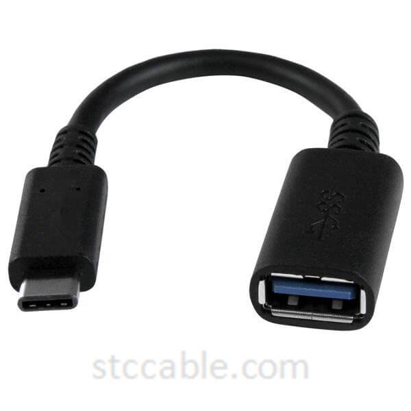USB-C to USB-A Adapter Cable – Male to Female – 6in – USB 3.0