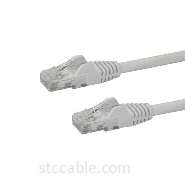 1 ft (0.3m) Snagless White Cat 6 Cables