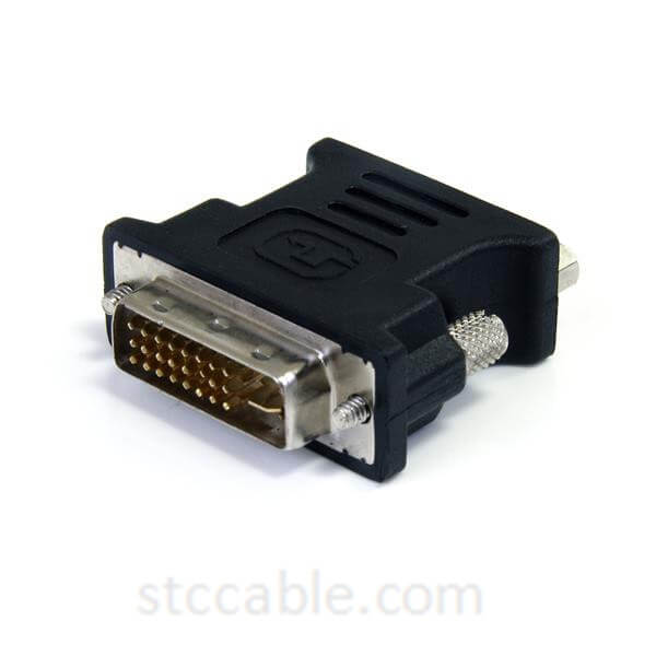 DVI to VGA Cable Adapter – Black – male to female