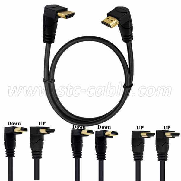both ends down or up angle HDMI Cable