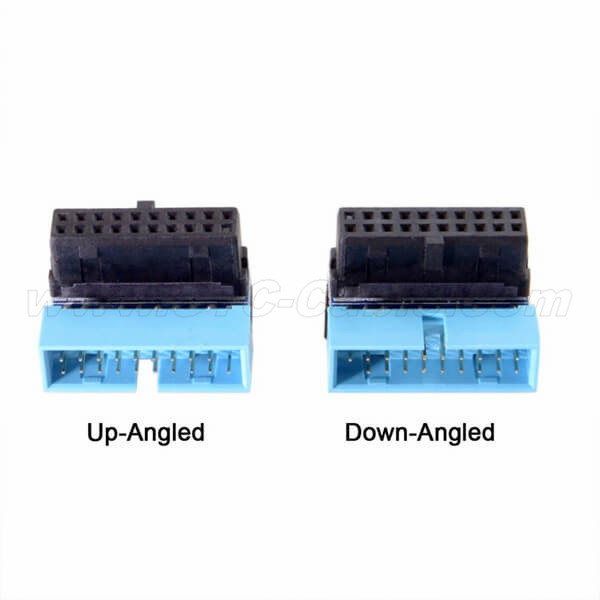 down angle USB 3.0 20pin Extension Adapter