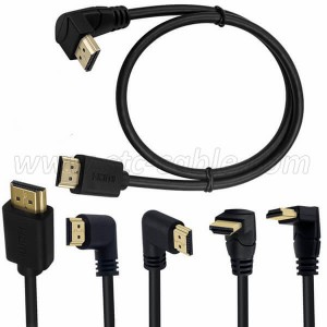 Down Up Left Right Angle HDMI cable